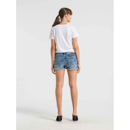 LTB 60136 JUDIE Zinnia Wash Pantaloncini Jeans Donna Blu