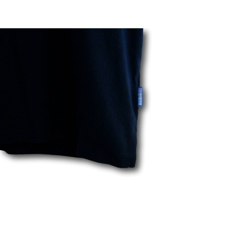 Napapijri NA4EYZ S-Box W Cropped T-Shirt Corta a Manica Corta Donna in Cotone Blu