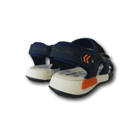 Beppi 2183320 Scarpe Bambino Sandali con Doppia Fascia Regolabile Blu