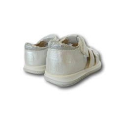Beppi 2184381 Scarpe Bambina Sandali Primi Passi con Cinturino Bianco 2