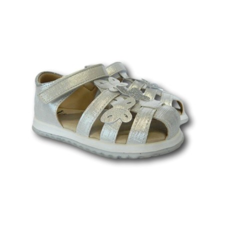 Beppi 2184381 Scarpe Bambina Sandali Primi Passi con Cinturino Bianco