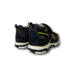 Beppi 2185150 Scarpe Bambino Sandali Primi Passi con Doppia Fascia Regolabile Blu 2