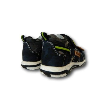 Beppi 2185150 Scarpe Bambino Sandali Primi Passi con Doppia Fascia Regolabile Blu