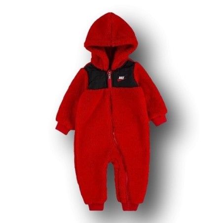 Nike 56H236 U10 Pagliaccetto Tutina Teddy Rosso