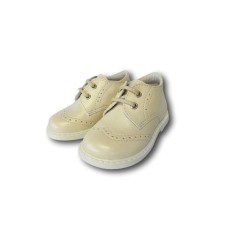 Gallo Luxury 1047 Scarpe Bambino Primi Passi Cerimonia Sposa Paggetto Beige 2