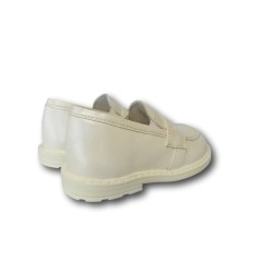Mister Jerry 1002 Scarpe Bambino Mocassini Cerimonia Battesimo Paggetto Bianco 2