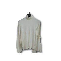 Urban Ring UR10004 Maglione Uomo Dolcevita Melange Ecru