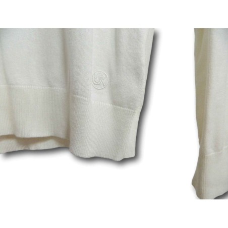 Urban Ring UR10004 Maglione Uomo Dolcevita Melange Ecru