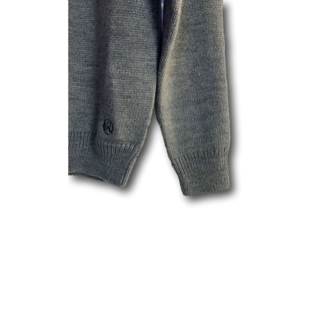Urban Ring UR10072 Maglione Uomo Dolcevita Jacquared Grigio