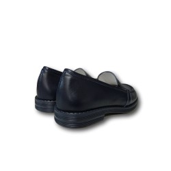 Mister Jerry 2314 Scarpe Bambino Mocassini Cerimonia Sposa Paggetto Blu 2