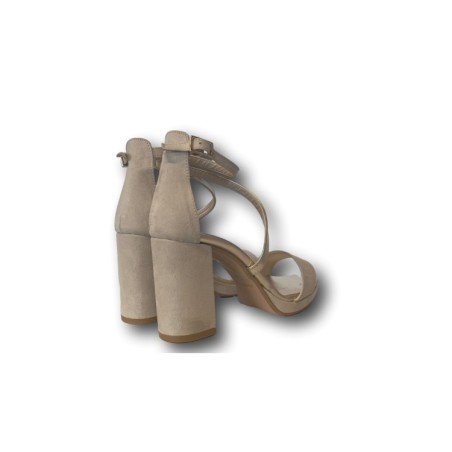 Anno Zero 559 Sandali Donna Tacco Alto con Cinturino Beige
