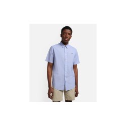 Napapijri NA4G2Y G-GRAIES Camicia Uomo Maniche Corte in Cotone Blu 