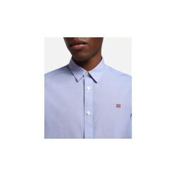 Napapijri NA4G2Y G-GRAIES Camicia Uomo Maniche Corte in Cotone Blu  2