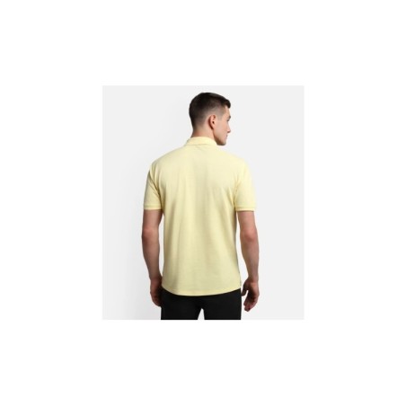 Napapijri NA4G2M EBEA 1 Polo Uomo Maniche Corte in Cotone Giallo
