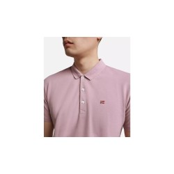 Napapijri NA4GDK EALIS Polo Uomo Manica Corta in Cotone Rosa 2