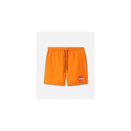 NAPAPIJRI NA4G5C VERNEY Costume Mare Piscina Bagno Short Arancione