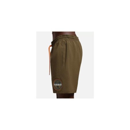 NAPAPIJRI NA4G5C VERNEY Costume Mare Piscina Bagno Short Verde Militare