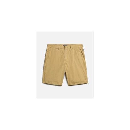 Napapijri NA4GAL Nakuru 5 Bermuda in Cotone Uomo Beige