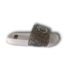 Rainbow High 8611 Ciabatte a Fascia Bambina Mare Piscina Casa Bianc...