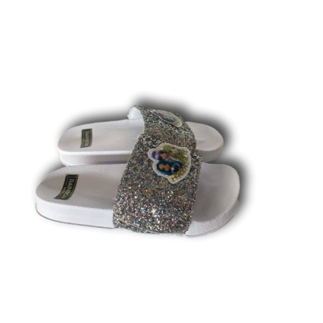 Rainbow High 8611 Ciabatte a Fascia Bambina Mare Piscina Casa Bianc...