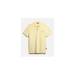 Napapijri NA4GB4 Elbas Jersey Polo Uomo Manica Corta in Cotone Giallo 2