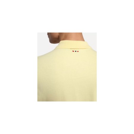 Napapijri NA4GB4 Elbas Jersey Polo Uomo Manica Corta in Cotone Giallo