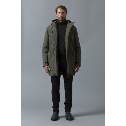 SUME7891 RIMA087J Noah Giacca Uomo Con Cappuccio Verde Militare 