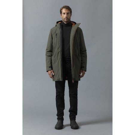 SUME7891 RIMA087J Noah Giacca Uomo Con Cappuccio Verde Militare 