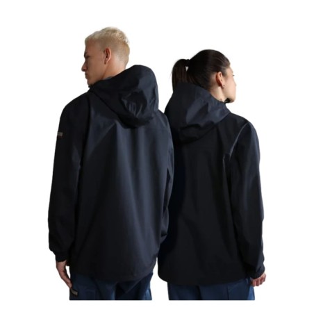 Napapijri NA4GLS A-Firewood Giacca Unisex Con Cappuccio Nero  