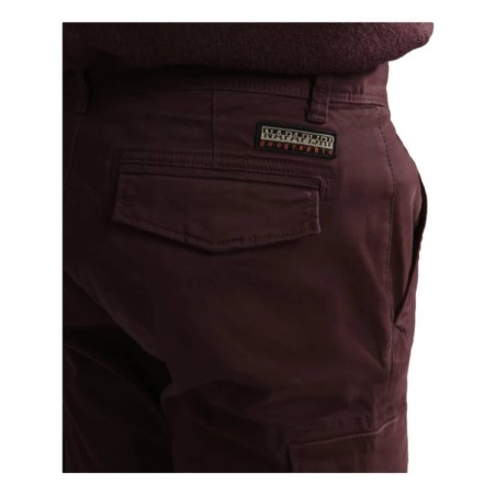 Napapijri NA4GK3 Moto Wint 3 Pantaloni Cargo Uomo Bordeaux  
