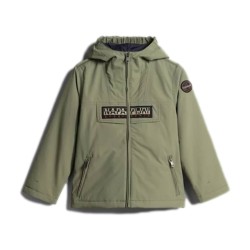 Napapijri NA4GN9 K Rainforest Op 1 Giacca Parka Con Cappuccio Verde 