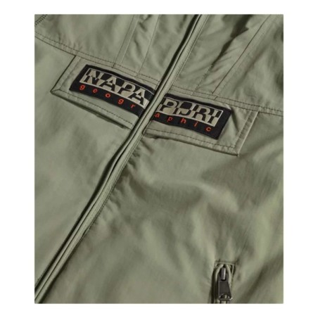Napapijri NA4GN9 K Rainforest Op 1 Giacca Parka Con Cappuccio Verde 