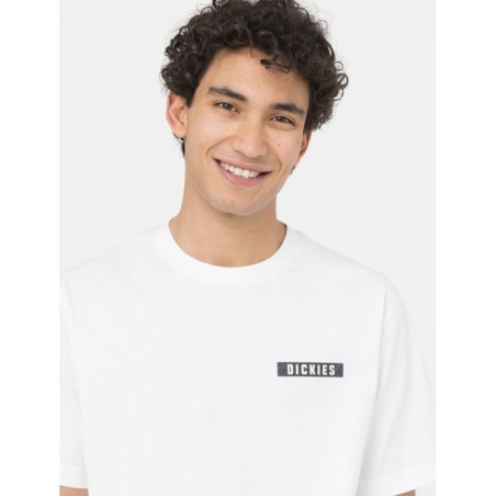 Dickies Baker City T-Shirt Uomo Maniche Corte Bianca   