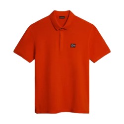 Napapijri NA4G2M EBEA 1 Polo Uomo Maniche Corte in Cotone Rossa