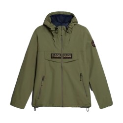 Napapijri NA4H2O Rainforest Open S Giacca Parka Con Cappuccio Verde   