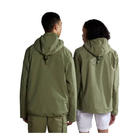 Napapijri NA4H2O Rainforest Open S Giacca Parka Con Cappuccio Verde   