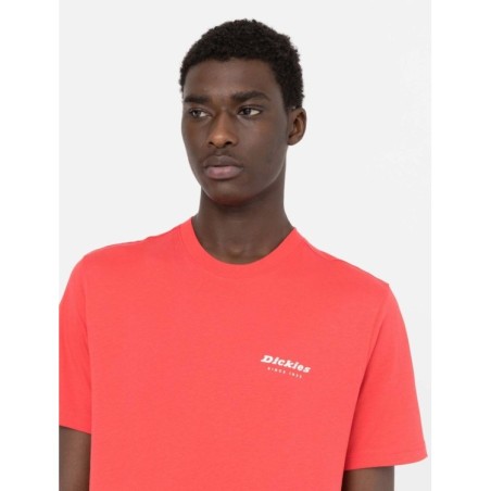 Dickies Leesburg Tee SS T-Shirt Uomo Maniche Corte Rossa   