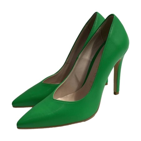 Anno Zero 736 Scarpe Donna Decollete Tacco Alto Verde