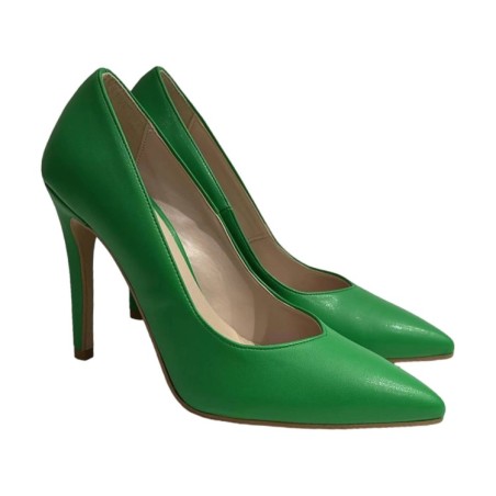 Anno Zero 736 Scarpe Donna Decollete Tacco Alto Verde