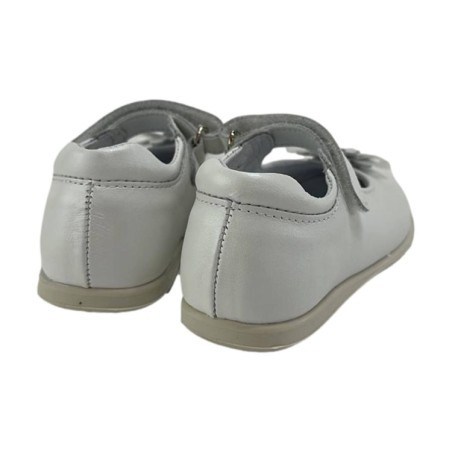 Balocchi 131406 Luxor Scarpe Bambolina con Primi Passi Strappo per Bambina Bianco