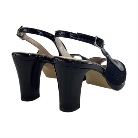 MM Comfort 540 Sandali Donna Cerimonia Tacco Medio Nero 