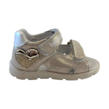 Balocchi 131128 Over Sandali Primi Passi per Bambina Platino