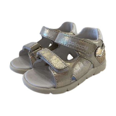 Balocchi 131128 Over Sandali Primi Passi per Bambina Platino
