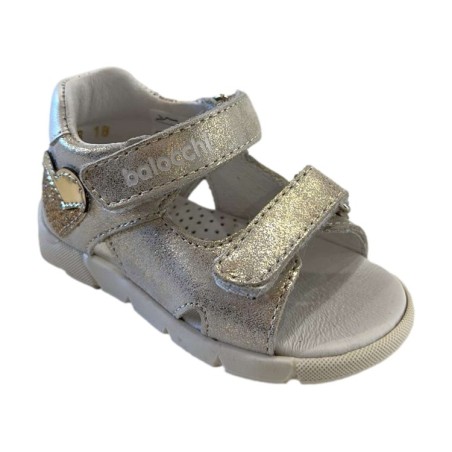 Balocchi 131128 Over Sandali Primi Passi per Bambina Platino