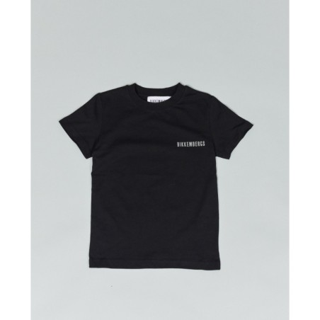 Bikkembergs PUPINO T-Shirt Maniche Corte In Cotone Nero