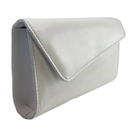 Fiorello B095 Pochette Cerimonia Made In Italy Bianco
