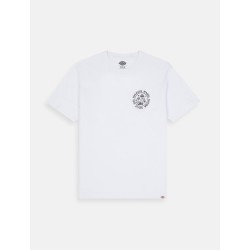 Dickies Bayside Gardens Tee S T-Shirt Uomo Maniche Corte Con Stampa Bianca      