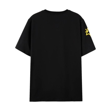 W6YZ Just Say Wizz Los Angeles T-Shirt Maniche Corte Nera   