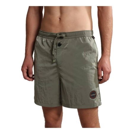 NAPAPIJRI NA4GZ9 PLATA Costume Mare Piscina Bagno Short Verde  