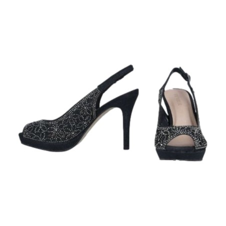 Menbur 23968 Scarpe Donna Sandali Gioiello Tacco Alto Nero